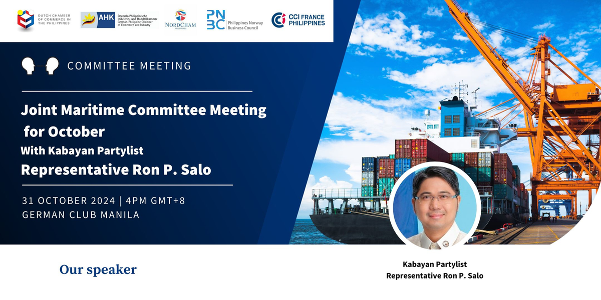 Joint Maritime Committee meeting banner Joint Maritime Committee meeting banner