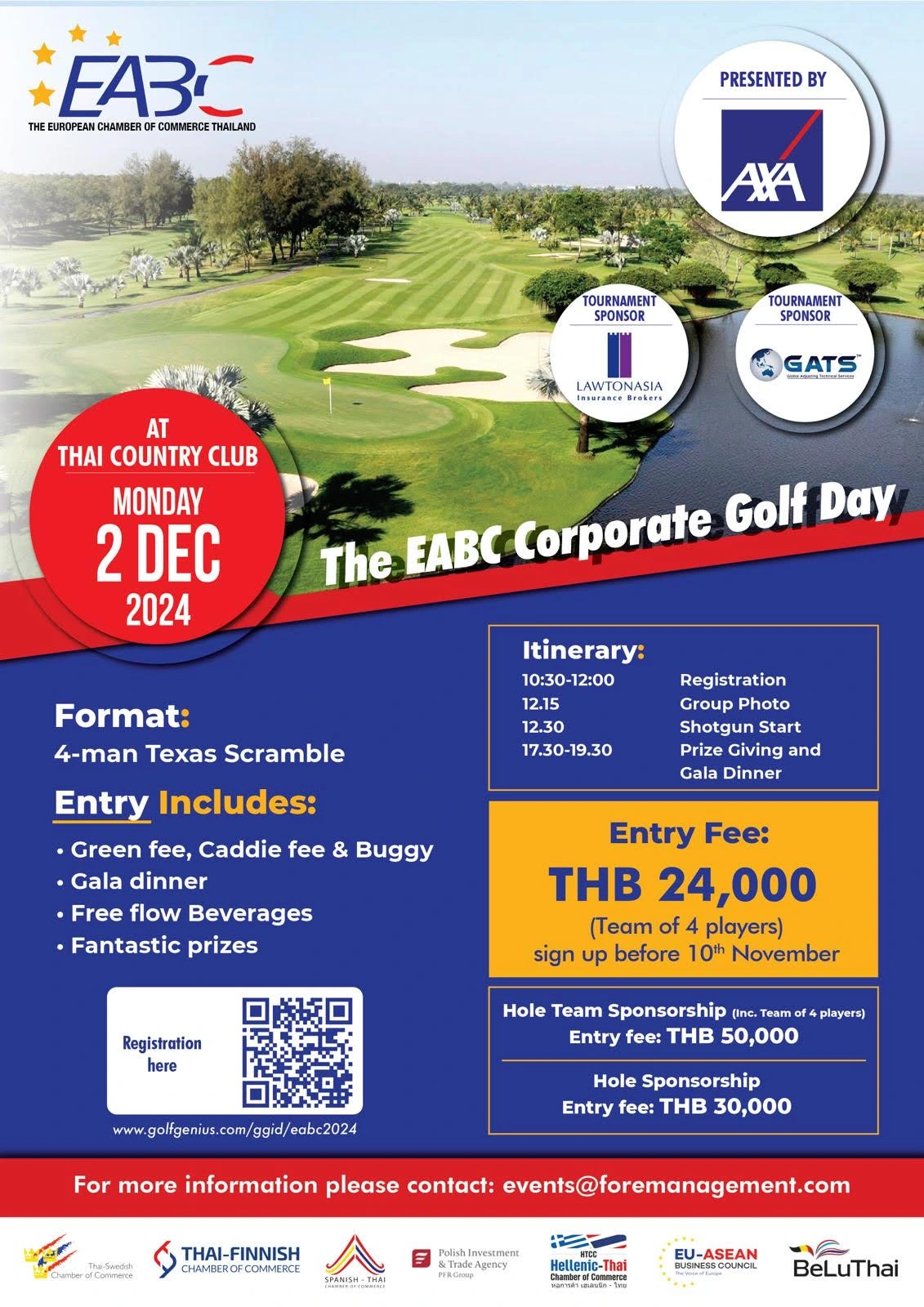 EABC Corporate Golf Day banner