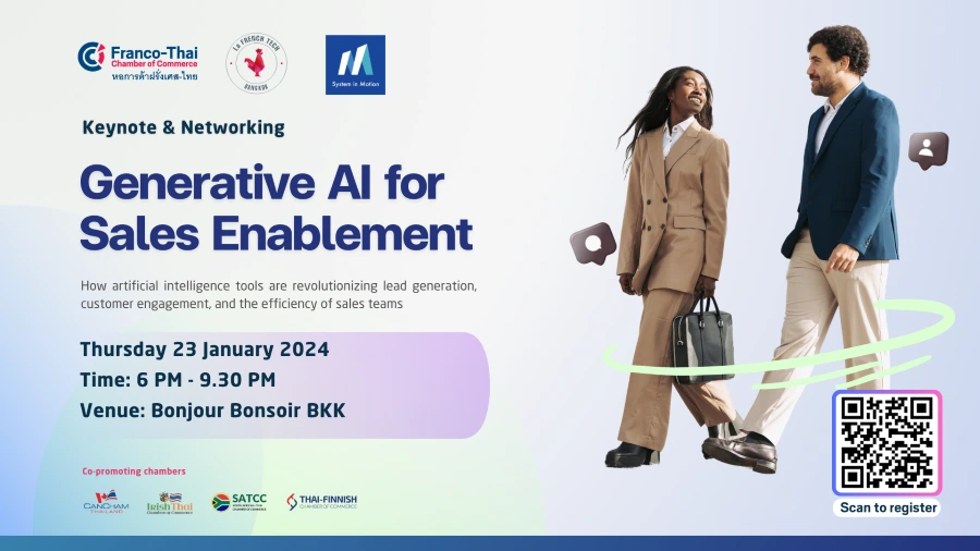 Generative AI for Sales Enablement event banner