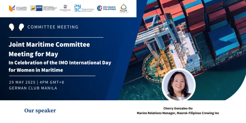Joint Maritime Committee May event banner