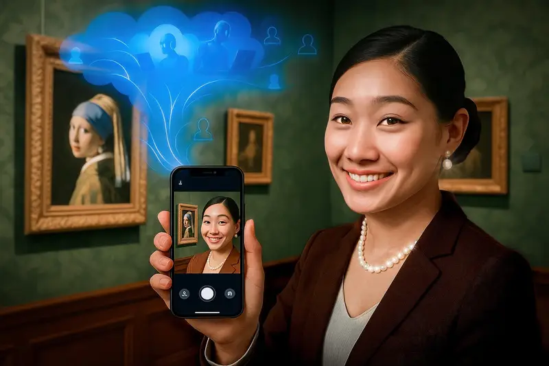 Girl With a Pearl Necklace