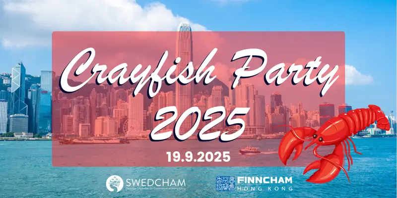 Crayfish Party 2025 FinnCham Hong Kong event banner