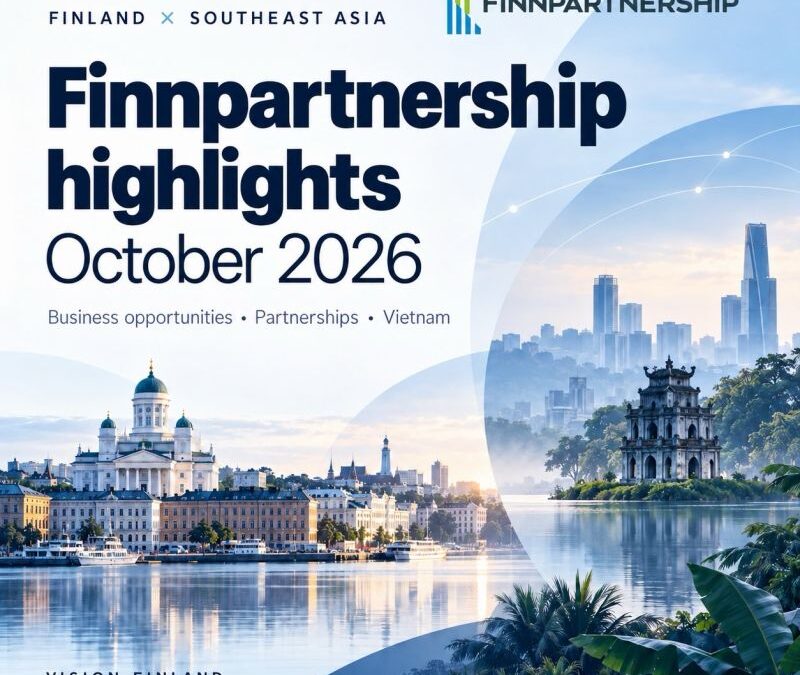 Finnish companies are showing growing interest in emerging markets — with Vietnam among the leading destinations for supported projects.