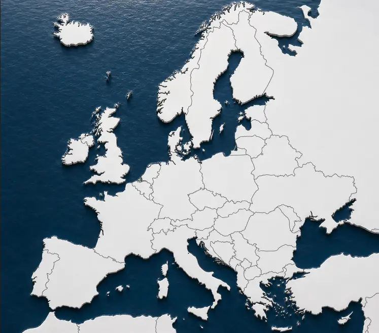 Map illustrating the international reach of The Business School